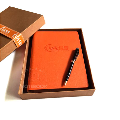 bộ quà tặng sổ tay đẹp bao gồm sô hộp đựng và bút