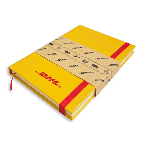 so tay qua tang doanh nghiep in logo DHL